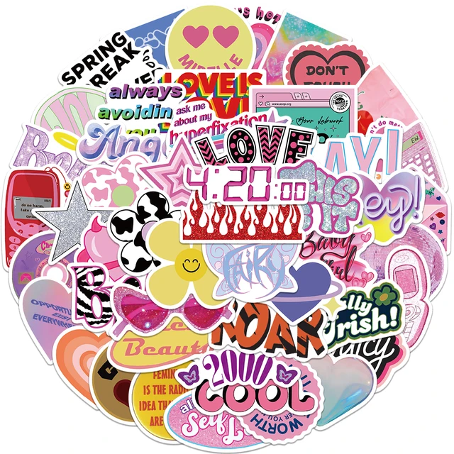 Perfect Lover Y2K Girl Deco Stickers