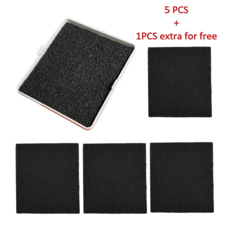 Home 4/6/8Pcs Pet Cat Litter Filter Activated Carbon Deodorizing Pad Carbon Pack Deodorant Charcoal Filter For Pet Toilet Trash