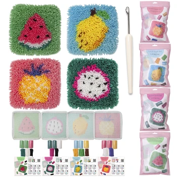Fruit Coaster Latch Hook Kit 1