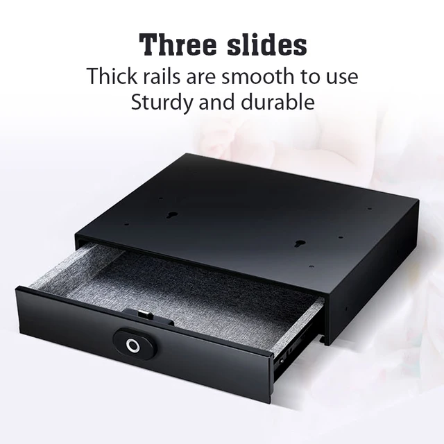 Safe Home Drawer Safe Hidden Safe With Fingerprint Identification Unlock Safe Smart Touch Safe 3