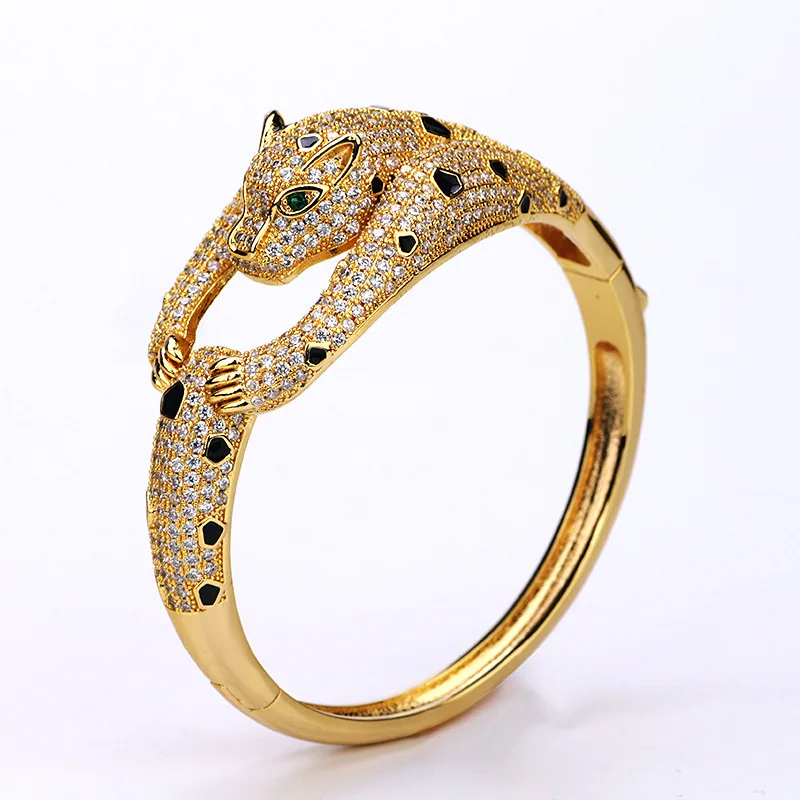 الأزياء الفاخرة ليوبارد الهندسة مكعب الزرون المشار...