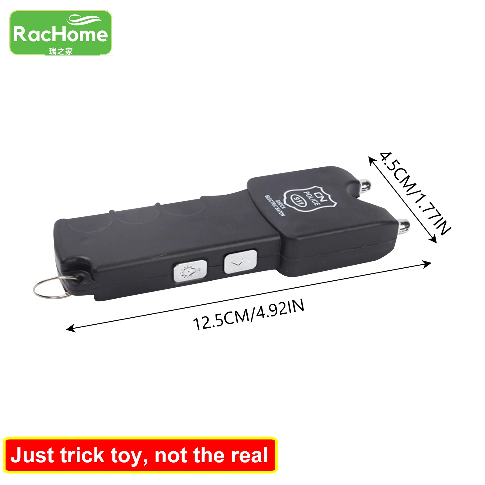 

April Fool's Day Person Tricky Tricks People Mini Led Shock Flashlight Electric Shock Flashlight Electric Shock Stick Flashlight