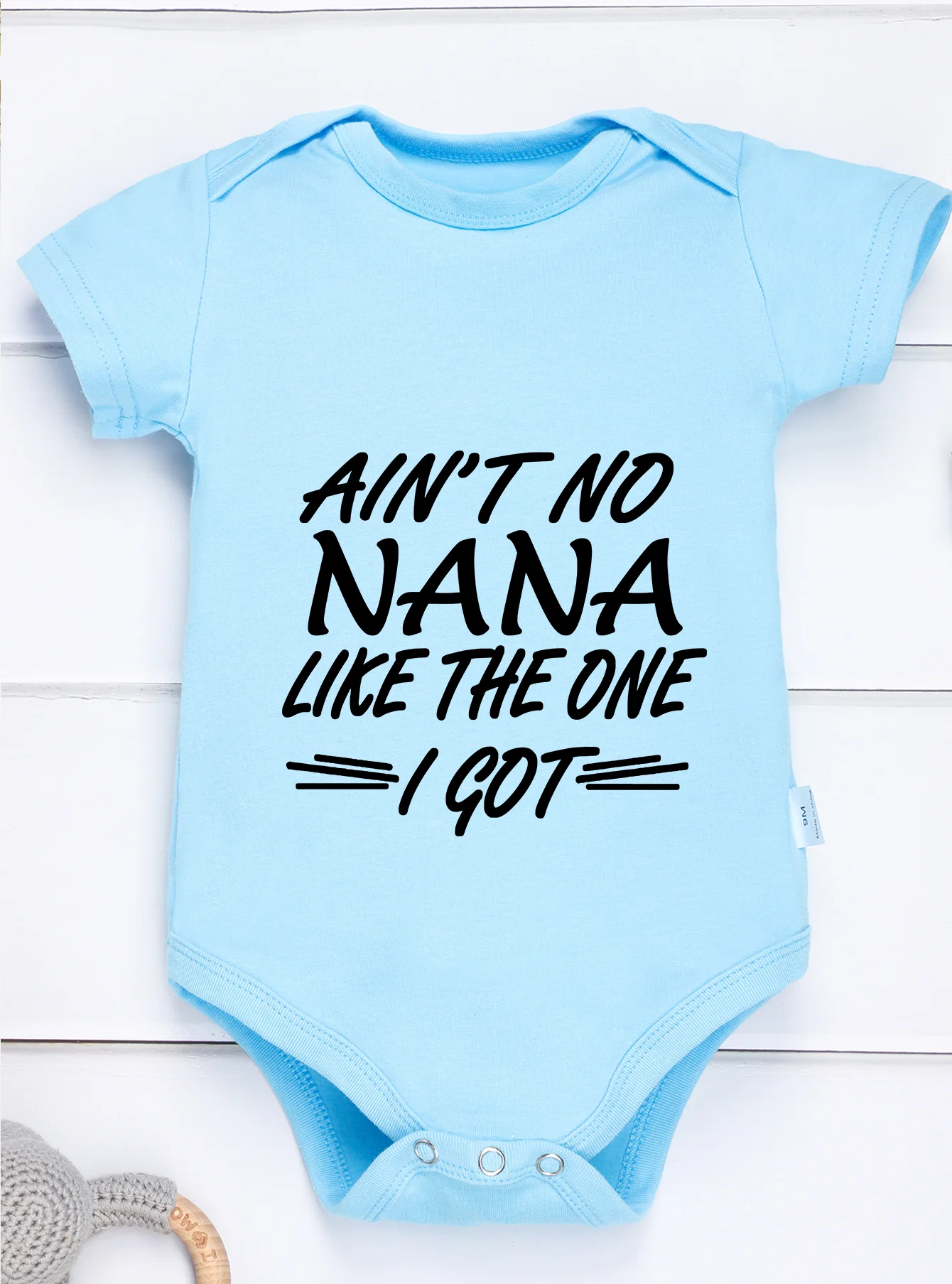 Jumpsuit Newborn Bodysuit Rompers Ain't No Nana Like The One I Got Print Baby Girl Boy Toddler Clothes Infant Short Sleeve 5