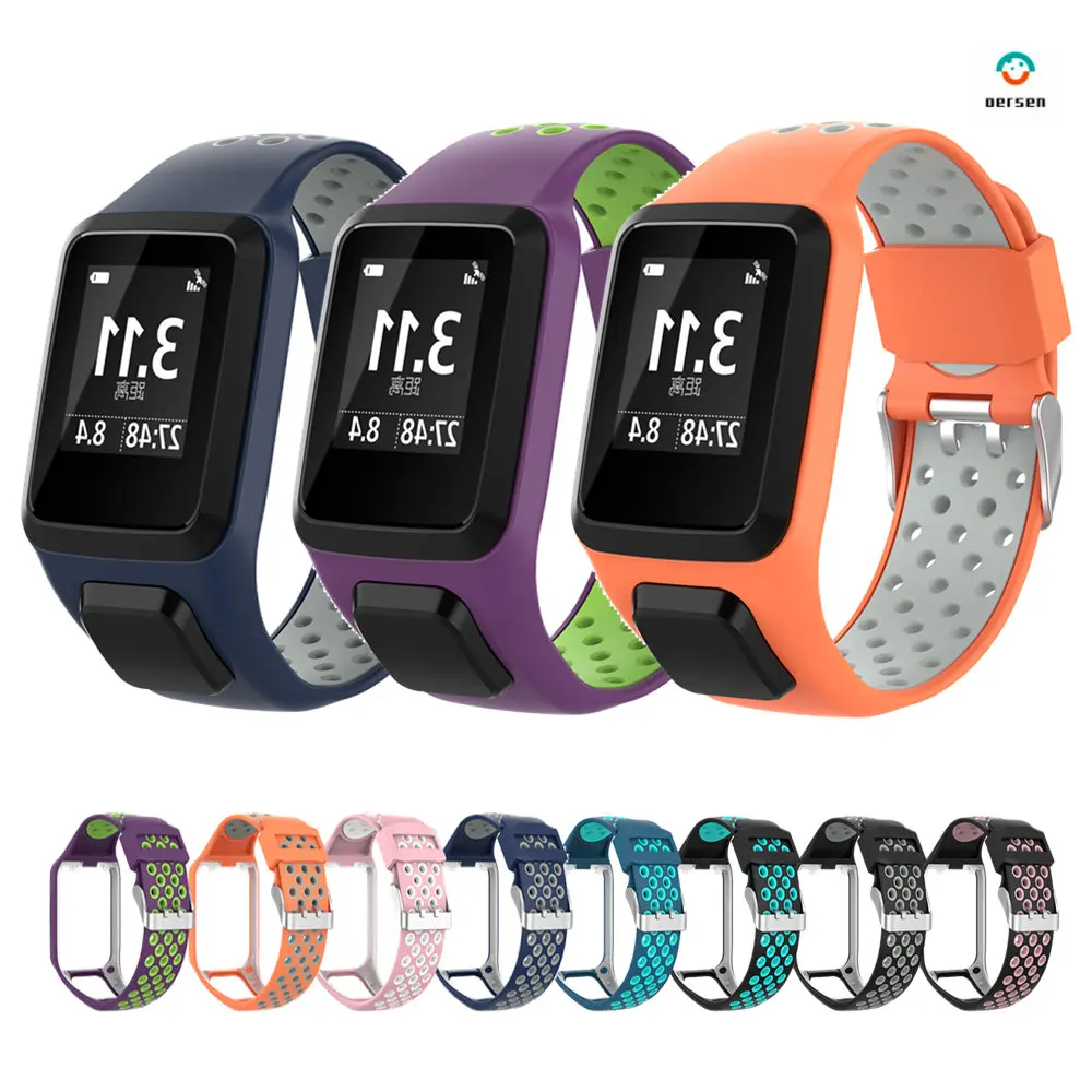 Cinturino Di Ricambio Per Cinturino In Silicone Tomtom 2 3 Per Cinturini Tomtom Runner 3/Adventurer/Golfer 2/Runner 2 Cardio/Spark 3