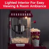 13 Wheeled Popcorn Cart with Non-Stick Stainless Steel  Popcorn Kettle, Storage Shelf, and spoon 6