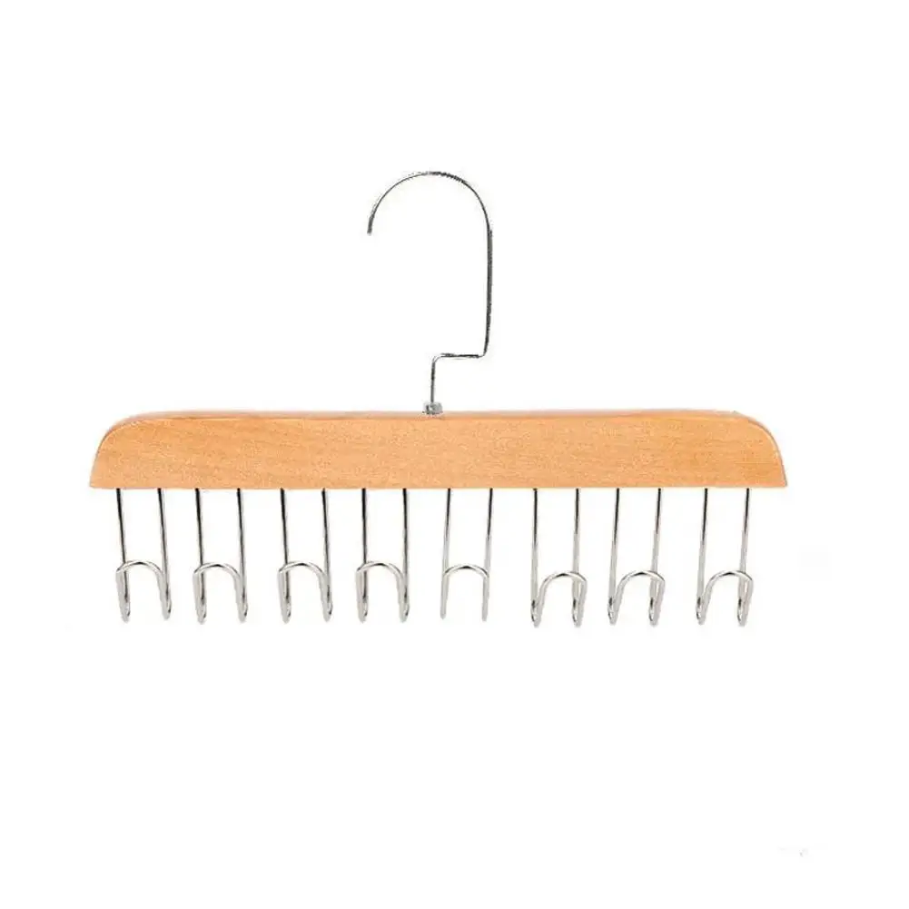 Multi-functional Belt Rack 8-hook Seamless Clothing Storage Rack Clothes Non-slip Tie Bag Storage