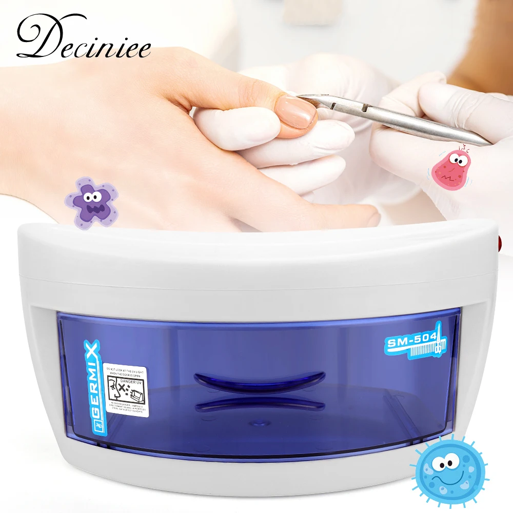 UV殺菌機能付きネイル消毒ボックス 楽天市場】ネイルツール 紫外線殺菌 ブルーライト付き