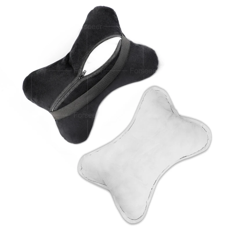 2Pcs Car Seat Headrest Neck Pillows Cushion Accessories for Suzuki Swift Swift Sport