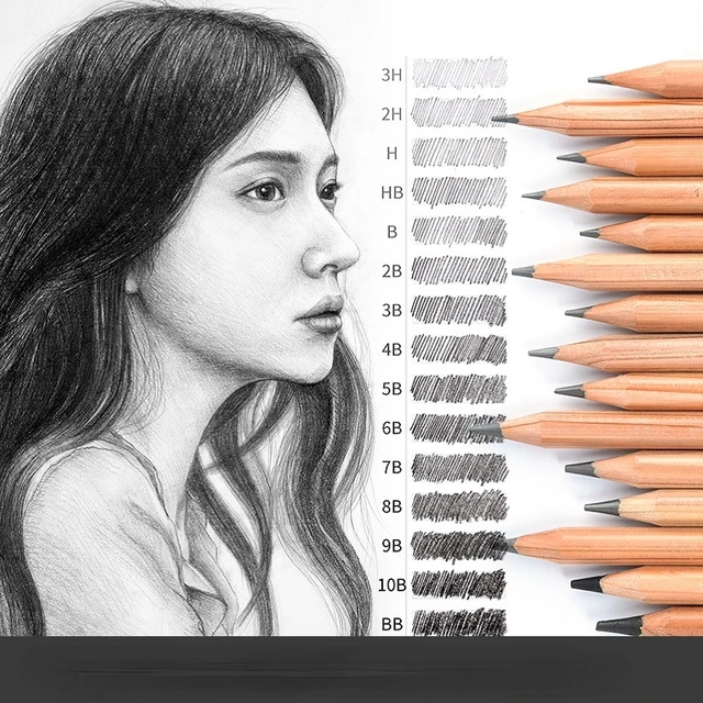 Drawing Pencils 2B - Ujan Creations