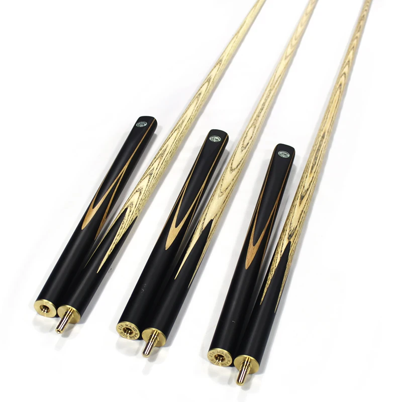 Wholesale Professional 3/4 Jointed 10mm Snooker Cue Stick Ash Wood Pool Billiard Cues