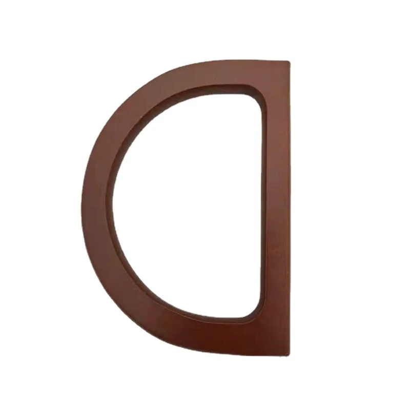 4pcs D Shape Bag Handles DIY Replacement Handbag Tote Handles Purse Bags Bag Straps Wooden Bag Handle Accessories Wholesale