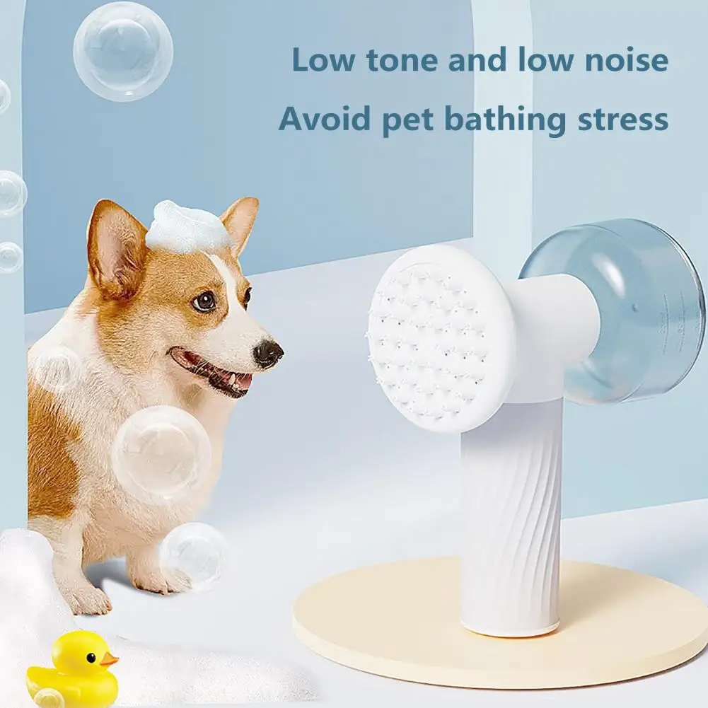 

Shedding Brush for Pets Pet Bubble Bathing Experience Automatic Electric Brush for Soothing Massage Fast Clean Grooming Supplies