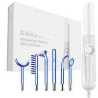Darsonval Professional High Frequency Skin Therapy Wand – 6-in-1 Argon & Neon Facial Rejuvenation System