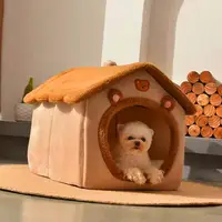 Thickened Pet Warm House Cat And Dog House Winter Warm Universal For All Seasons Detachable And Washable Cute New Comfortable 3