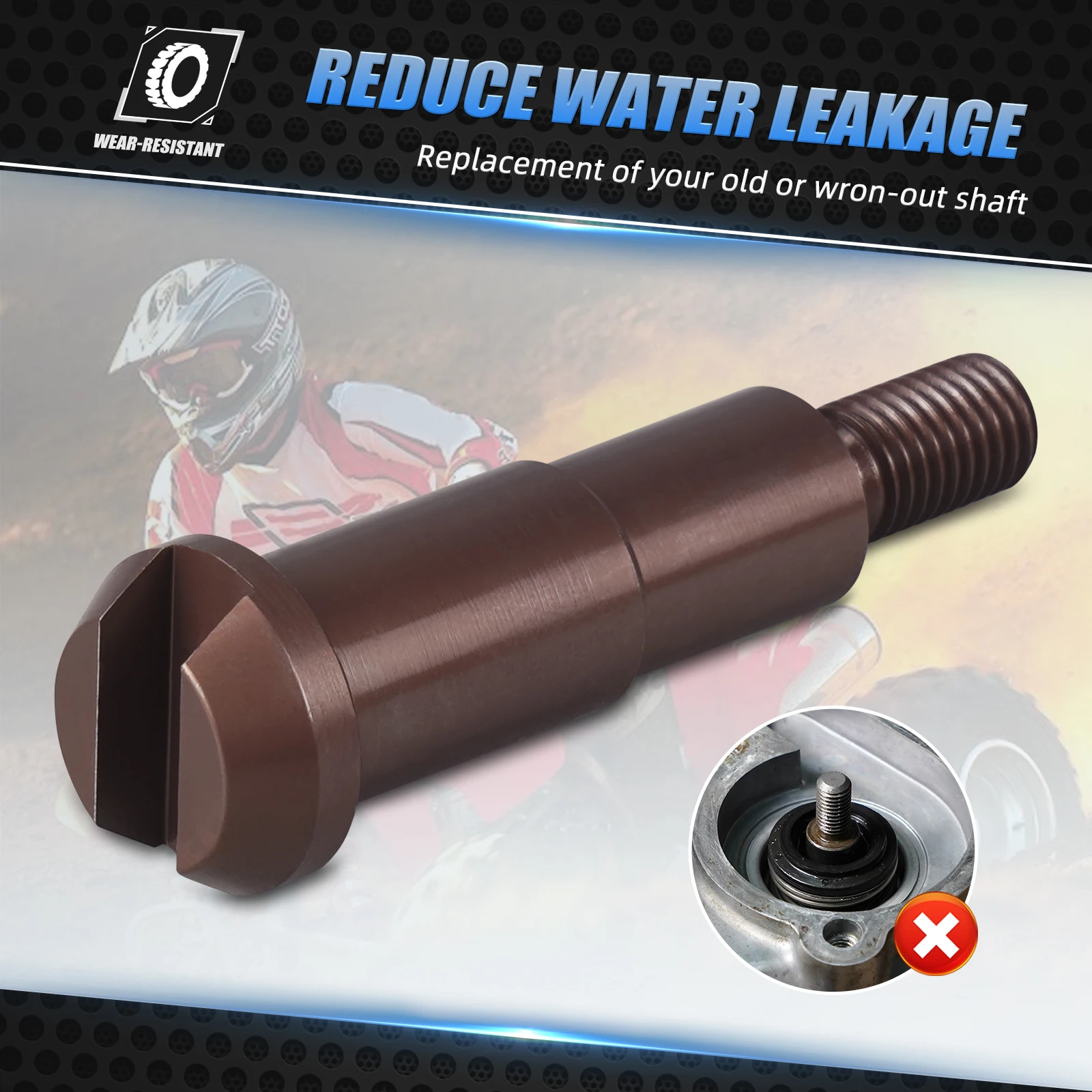 NICECNCTRX450RWaterPumpShaftForHondaCRF450XCRF450X20052017