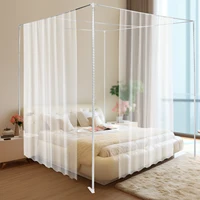 Canopy Bed Frame Post 4 Corner Stainless Mosquito Netting Frame Bracket Bedroom Use 2