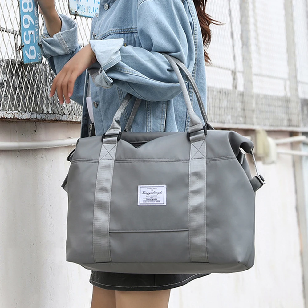 Large-capacity travel luggage bag men's waterproof fitness bag women's childbirth with portable overnight mommy bag lightweight