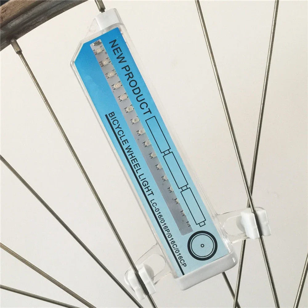 32Patterns Bike Bicycle Wheel Traffic Light Double Display Flash Rgb Led Lights Bicycle Spoke Lamp Night Riding Cycling Lighting