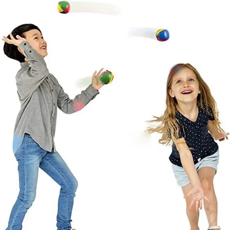 Children‘S Outdoor Sport Ball 3-6Pcs Juggling Balls Set Circus Balls With 4 Panel Design for Kids and Adults Outdoor Sport Toys 4