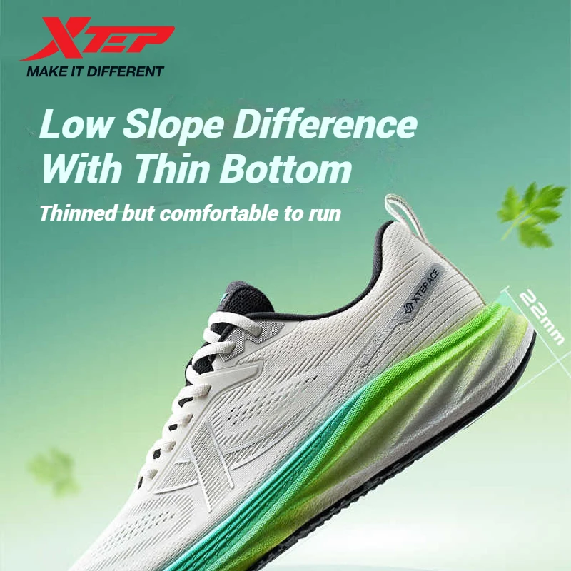 Xtep PIONEER Running Shoes For Men 2025 Spring Sneakers Cushioning