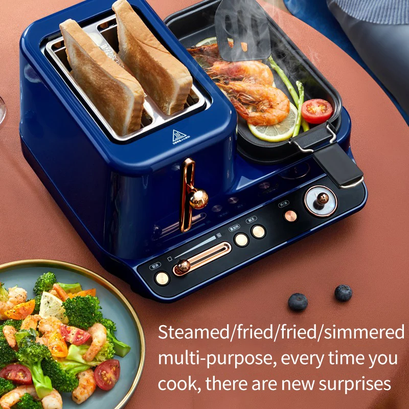 

Deerma Bread Maker Small Home Toaster Multifunctional Heating Automatic Toast Breakfast Machine Toasters Hot Sandwich Maker