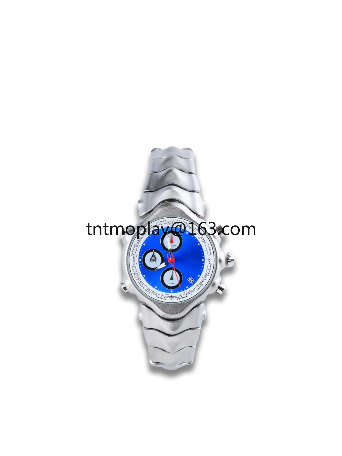 Alien watch three-eye judge, retro men's fashion trendy high ins niche y2k