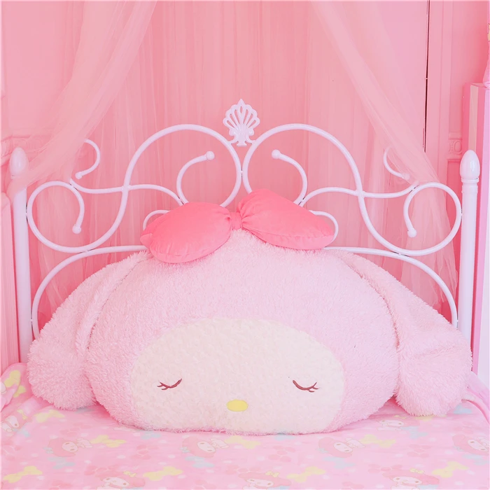 Big Size Melody Peluche Plush Cushion Sanrio Melody Plush Pillow Kuromi