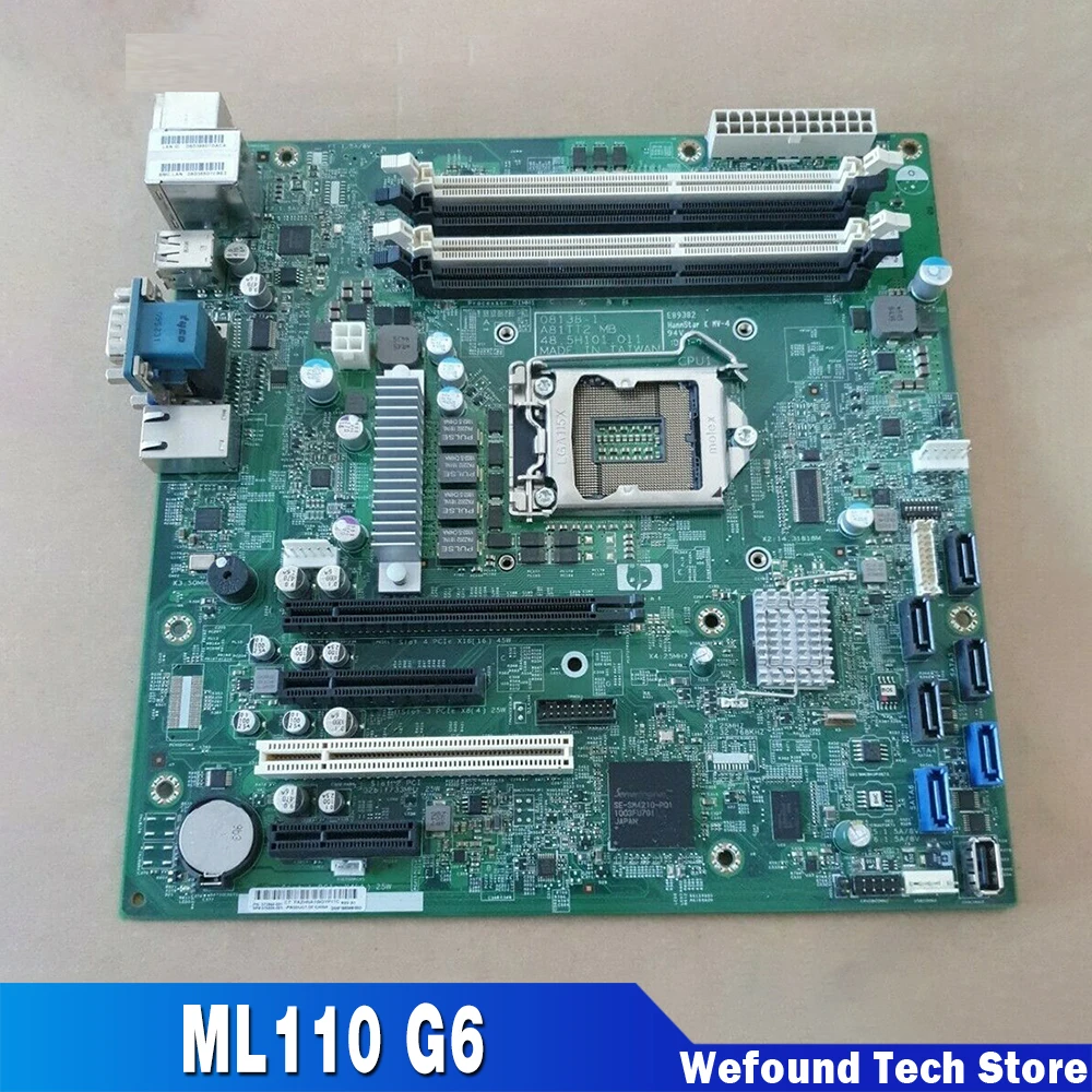 La Scheda Madre Del Server Per Hp Ml110 G6 Test Prima Della Spedizione 576924-001 573944-001