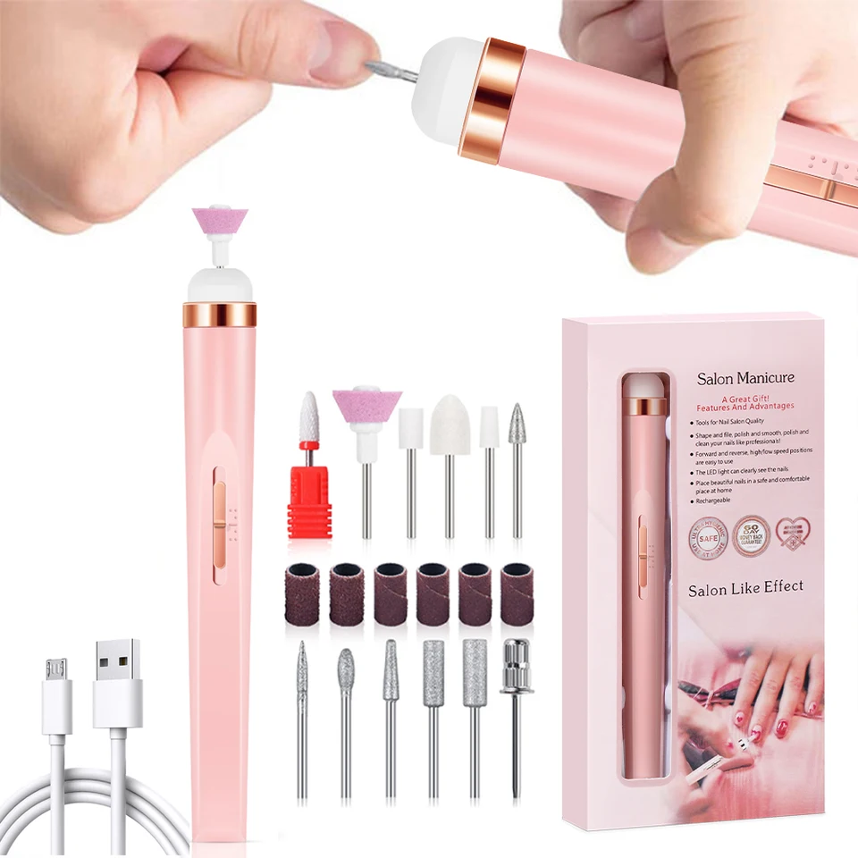 Professional Portable Electric Nail Drill Set