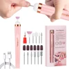 YIKOOLIN Portable Manicure Set with 4 Speeds Professional Manicure and Pedicure Tools Exfoliation and Polishing for Nail Salon 1