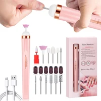 YIKOOLIN Portable Manicure Set with 4 Speeds Professional Manicure and Pedicure Tools Exfoliation and Polishing for Nail Salon 1