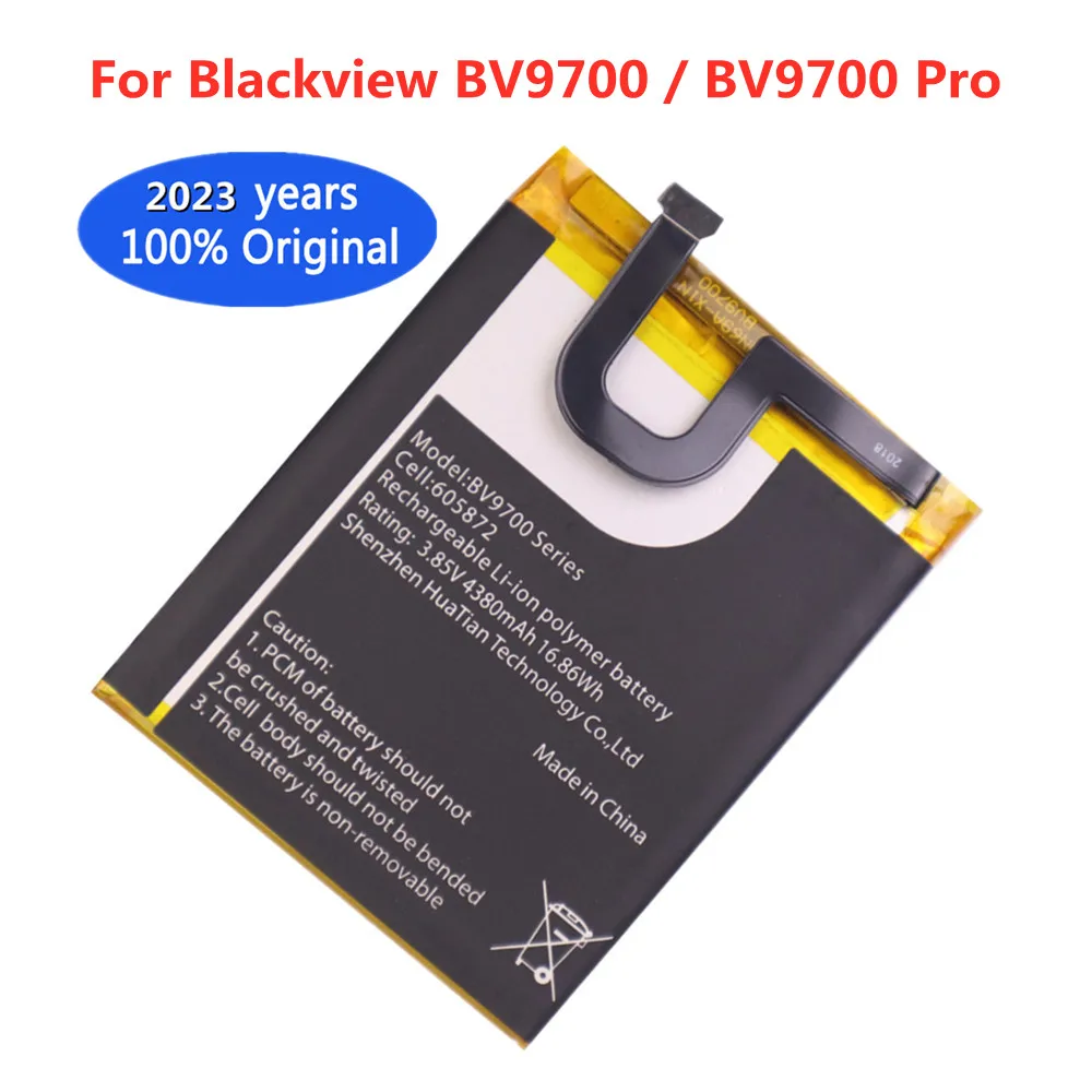 Фото 2023 100% оригинальный 4380 мАч BV 9700 Аккумулятор для Blackview BV9700 PRO серии 605872 оригинальный сменный аккумулятор батареи батарея №1