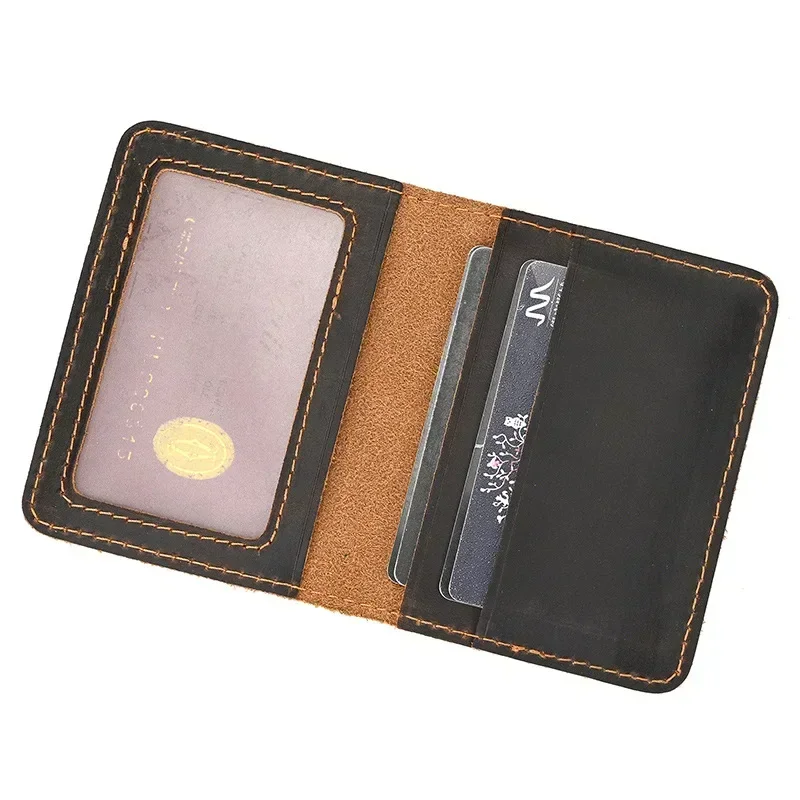 Premium Genuine Leather RFID Blocking Card Holder & Clutch Wallet - Sleek & Stylish Design