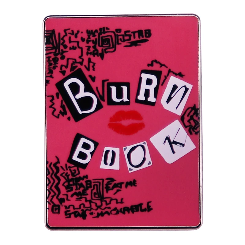 Quemin Book Mean Girls KissFashion insignia broche Pin accesorios para ropa  mochila decoración regalo 58mm - AliExpress