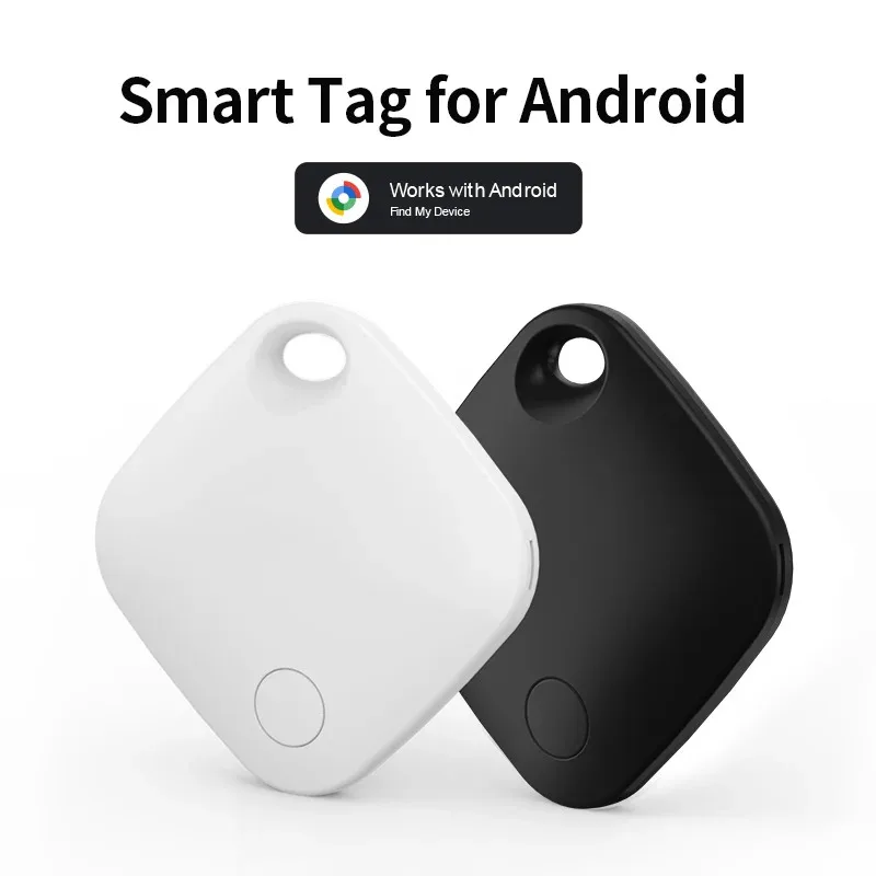 Bluetooth GPS Tracker for Android Devices Tag Work With Google Find Hub App Key Finder Pet Smart Tag for Xiaomi Samsung Motorola