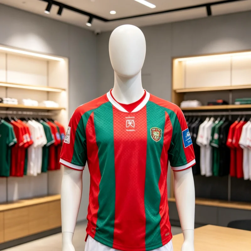 26-27 Herren Jungen Kinder Männer Erwachsene Heimtrikot Portugal Fußball Spiel Sport Auswärtstrikot Schnelltrocknend Atmungsaktives Oberteil Geschenk M-Maritimo