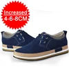 High Quality Men Elevator Shoes Height Increased 8cm Invisible Inner Heightening Shoes Men's Sports Suede Leather Sneakers Shoes 2