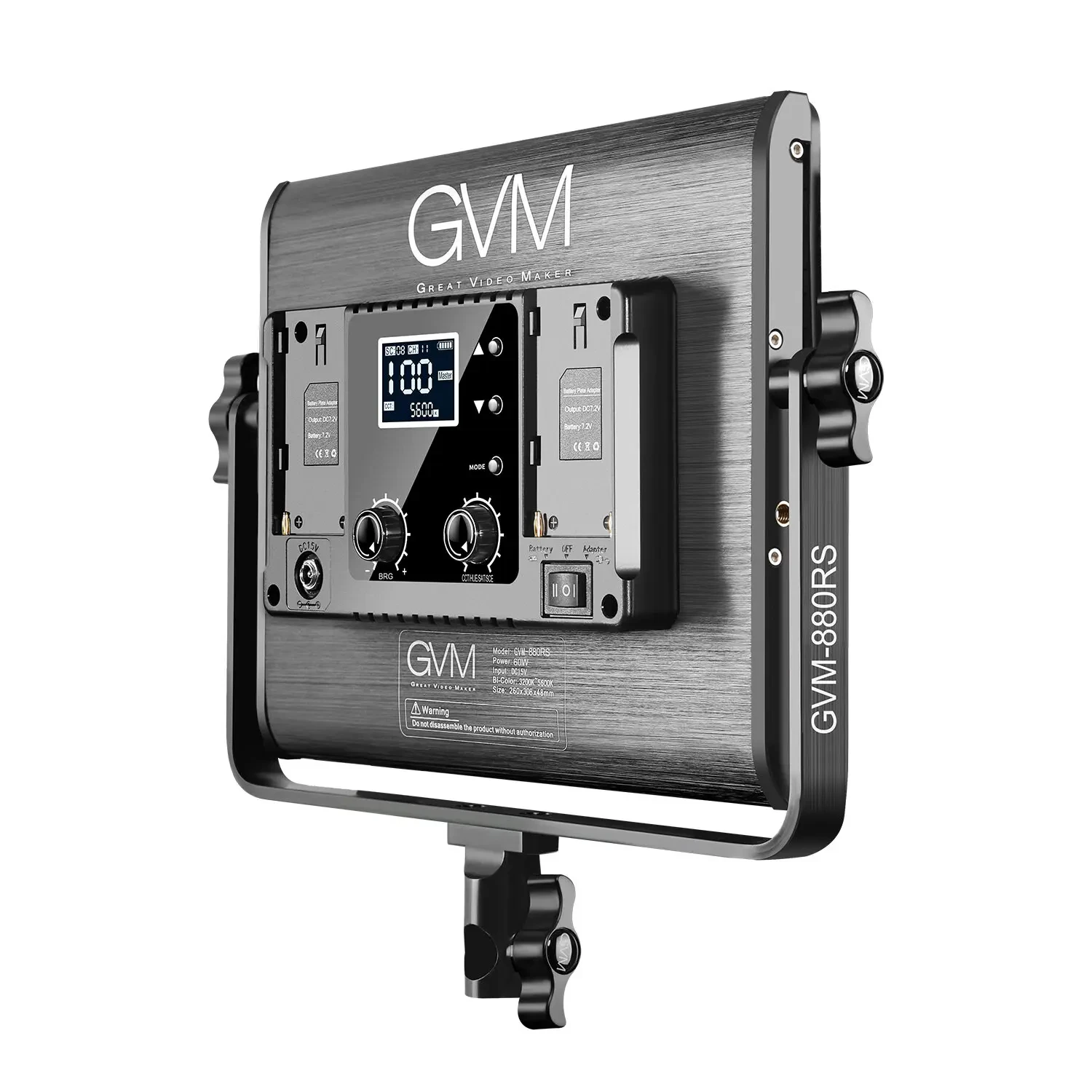 GVM 880RS RGB LED Panel Video Light Photography Studio Lighting Kit with Softbox