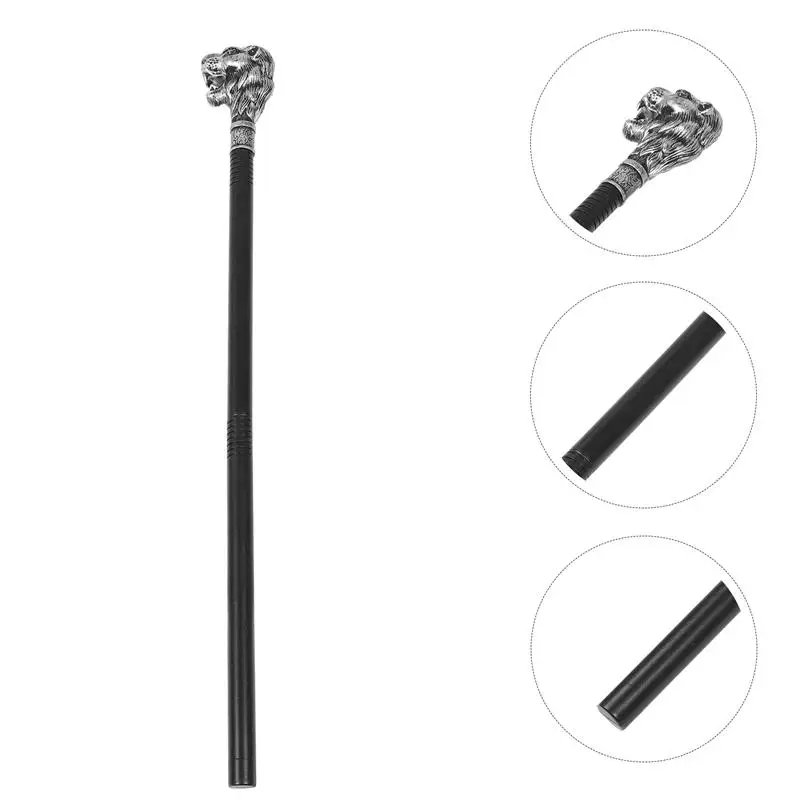 Cosplay Zauberstab Prop Halloween Cosplay Walk Stick Löwenkopf Rohr Requisiten Löwenkopf Zepter Zauberstab Zauberstab Zauberstab Geist Festival Zepter Spielzeug