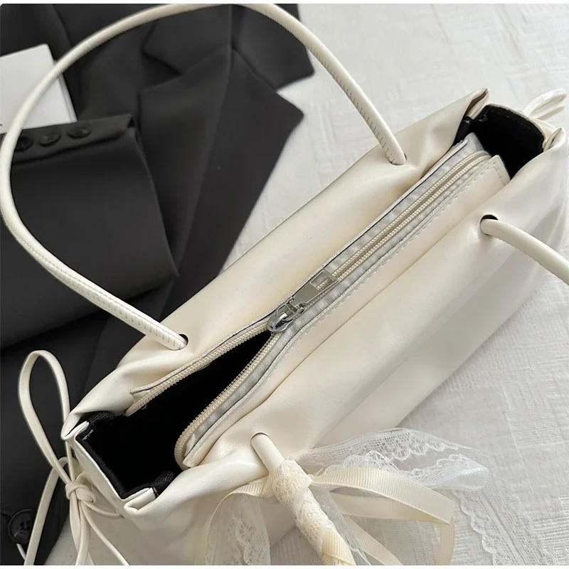 French Elegant Square PU Bag Image 5