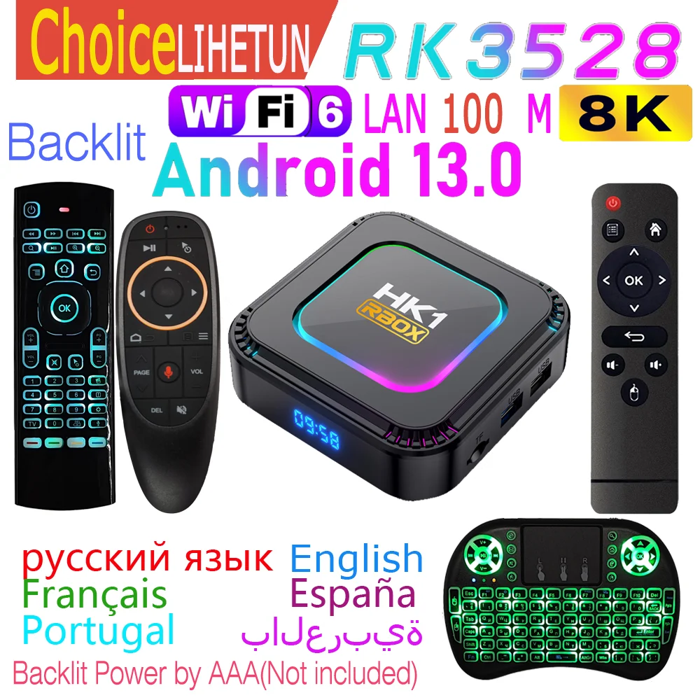 Smart-TV-Box-HK1-RBOX-K8-RK3528-Android-13-0-Rockchip-8K-HDR-Wifi6-Wifi ...