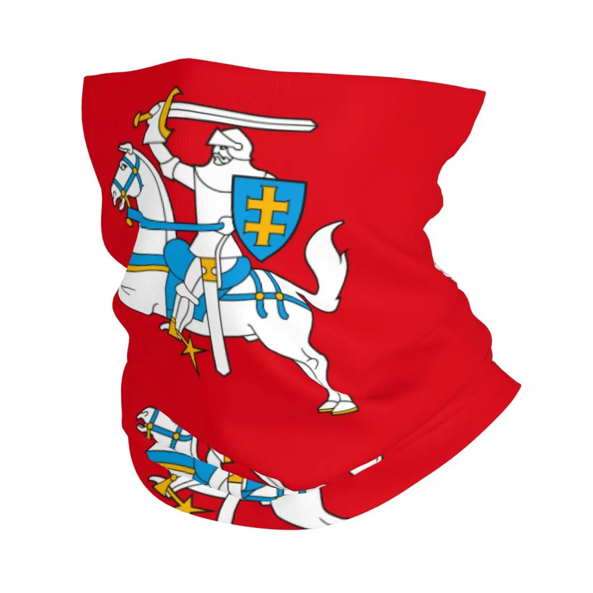 

Бандана с принтом флага Литвы, бандана на шею, литовский шарф с надписью Ensign, многофункциональная Балаклава для походов, унисекс, дышащая