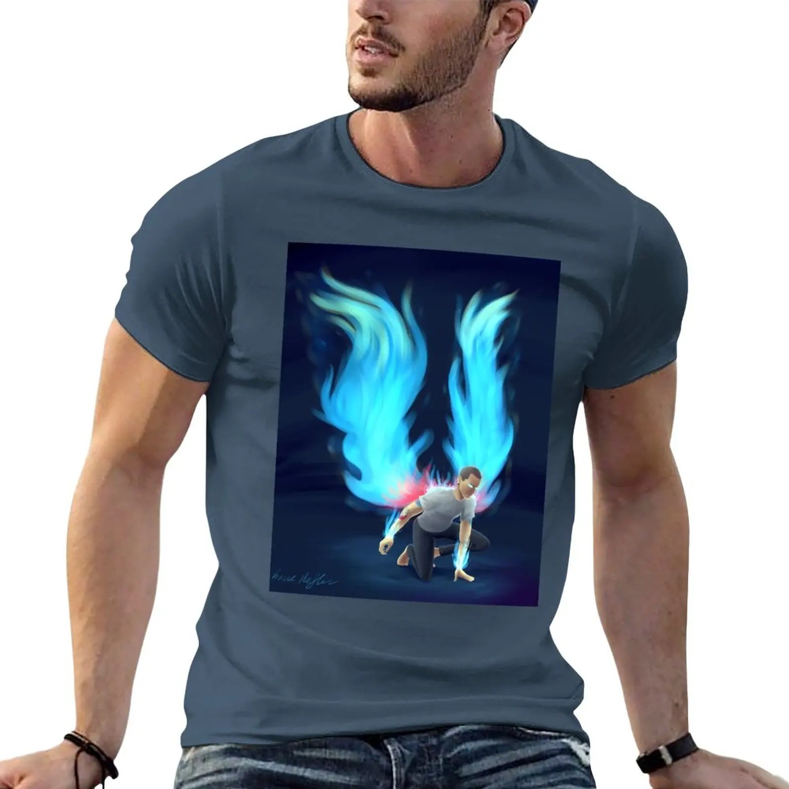 

Angel of Fire T-Shirt Short sleeve tee blacks t shirts for men