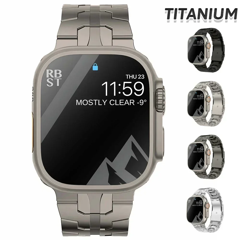 Luxury Men's Titanium Watch Strap - Premium Style Bracelet