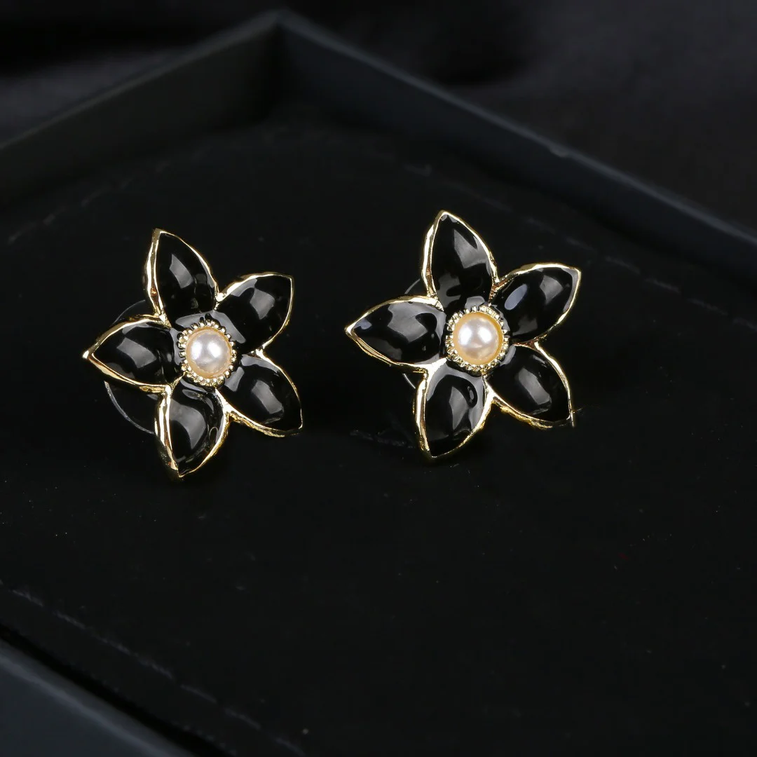 

NEW Fashion Earrings Jewelry Original Design High-EndRound Drill Classic Tricolor Earrings Gorgeous Luxury Eardrop Fashionable