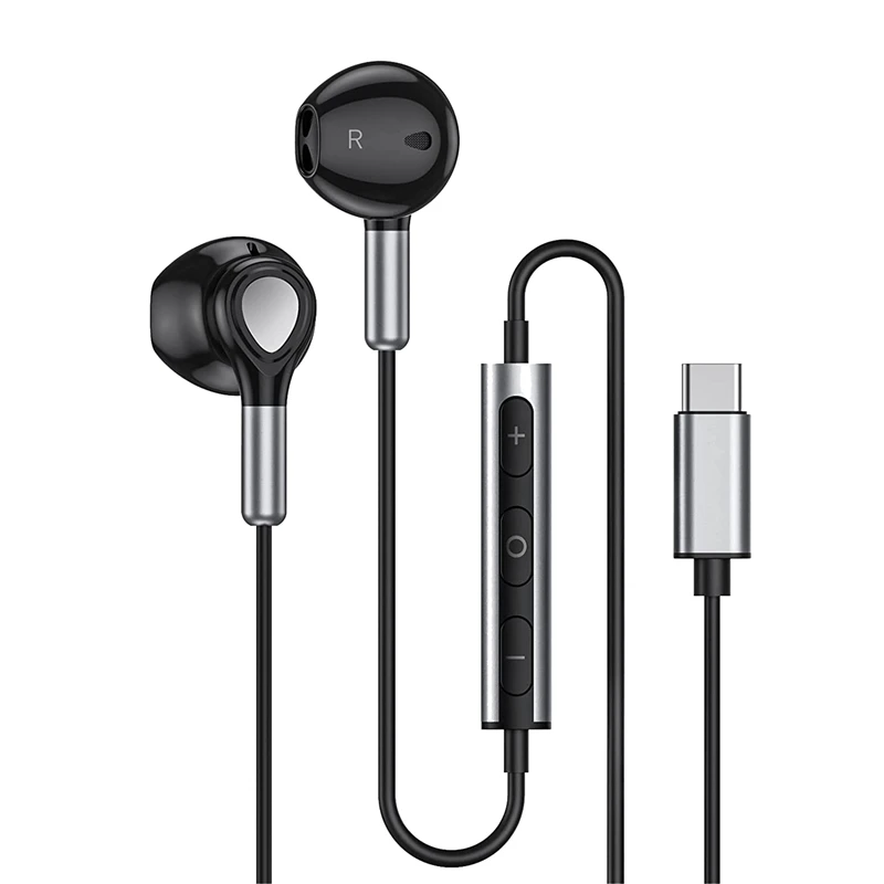 Casque USB C pour Samsung S20 FE, HiFi stéréo de type C, écouteurs filaires  magnétiques avec micro contrôle du volume pour Galaxy S22 Ultra S21 FE S20