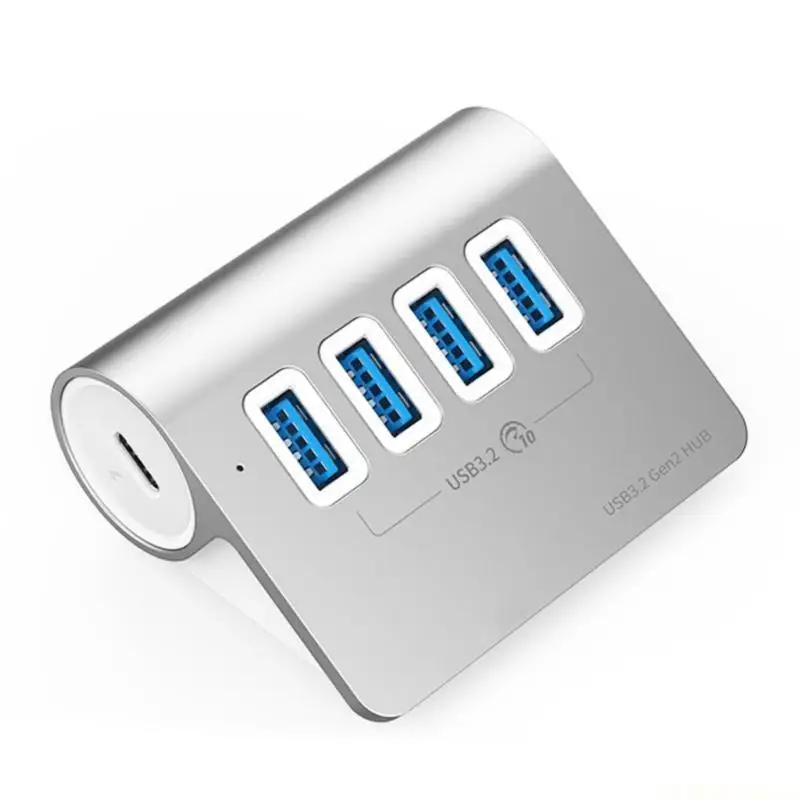 E56B 빠른 데이터 동기화 및 충전을 위한 다용도 USB3.2 허브, 알루미늄 케이스