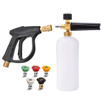 High - Pressure Washer Set - 300 bar, Multi - Purpose, 1L Foam Cannon, 5 Nozzles, M22 - 14 Connection, 1/4 Quick Connect 1