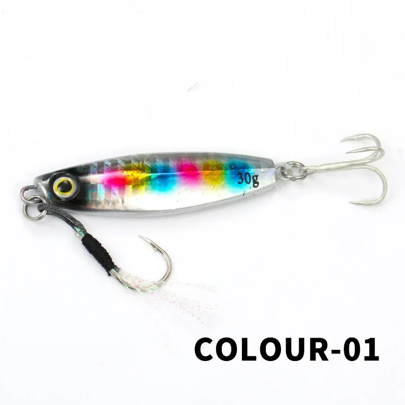 Metal Cast Jig Spoon 10g 20g Shore Casting Jigging Fish Sea Fishing Lure Artificial Bait Tackle 5