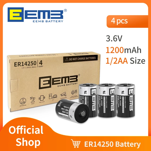 ZEUS ER14250 - Zeus Battery Products - Lithium Battery (1/2 AA 3.6V)